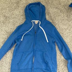 BLUE ZIP UP JACKET